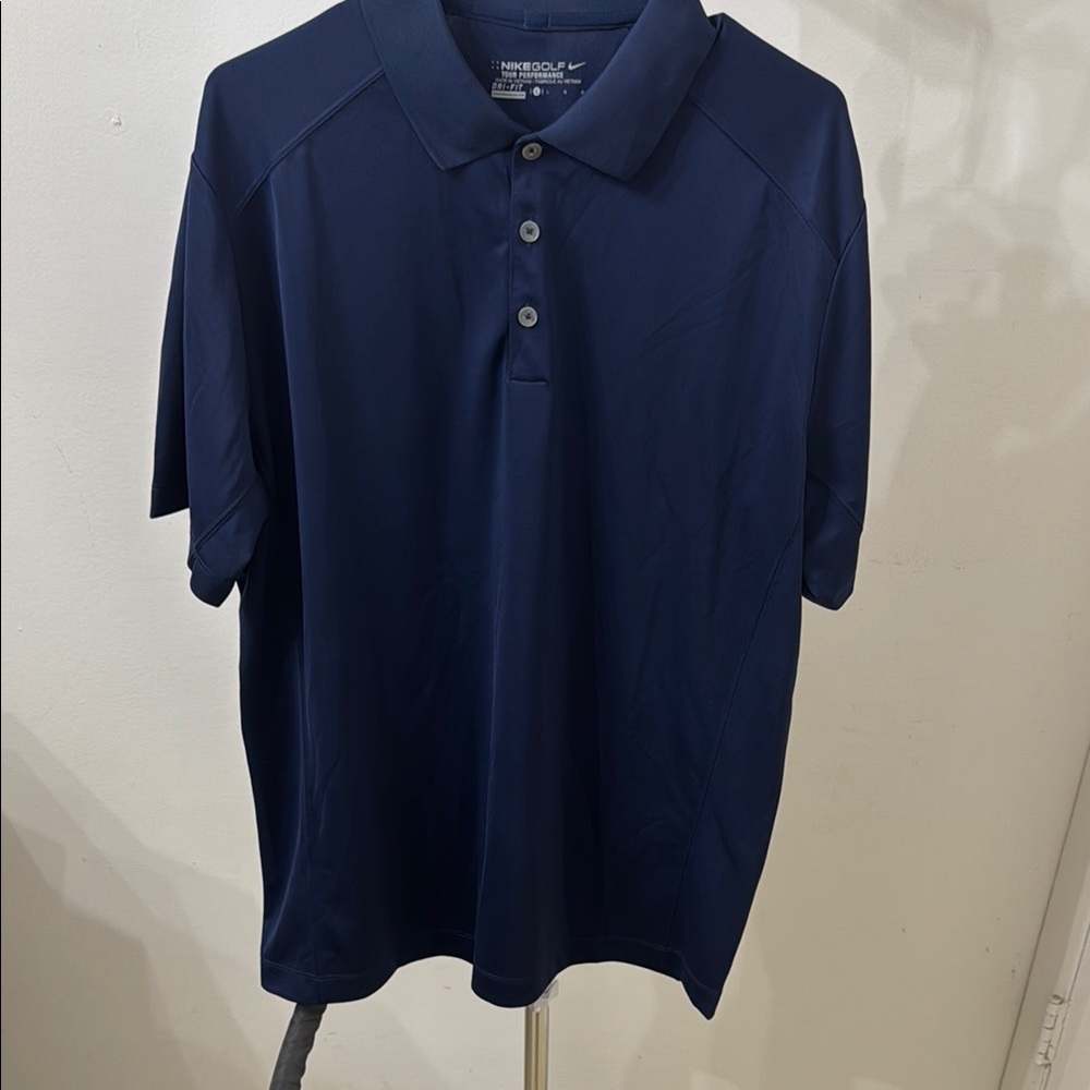 Nike Blue Polo Shirt Classic Style